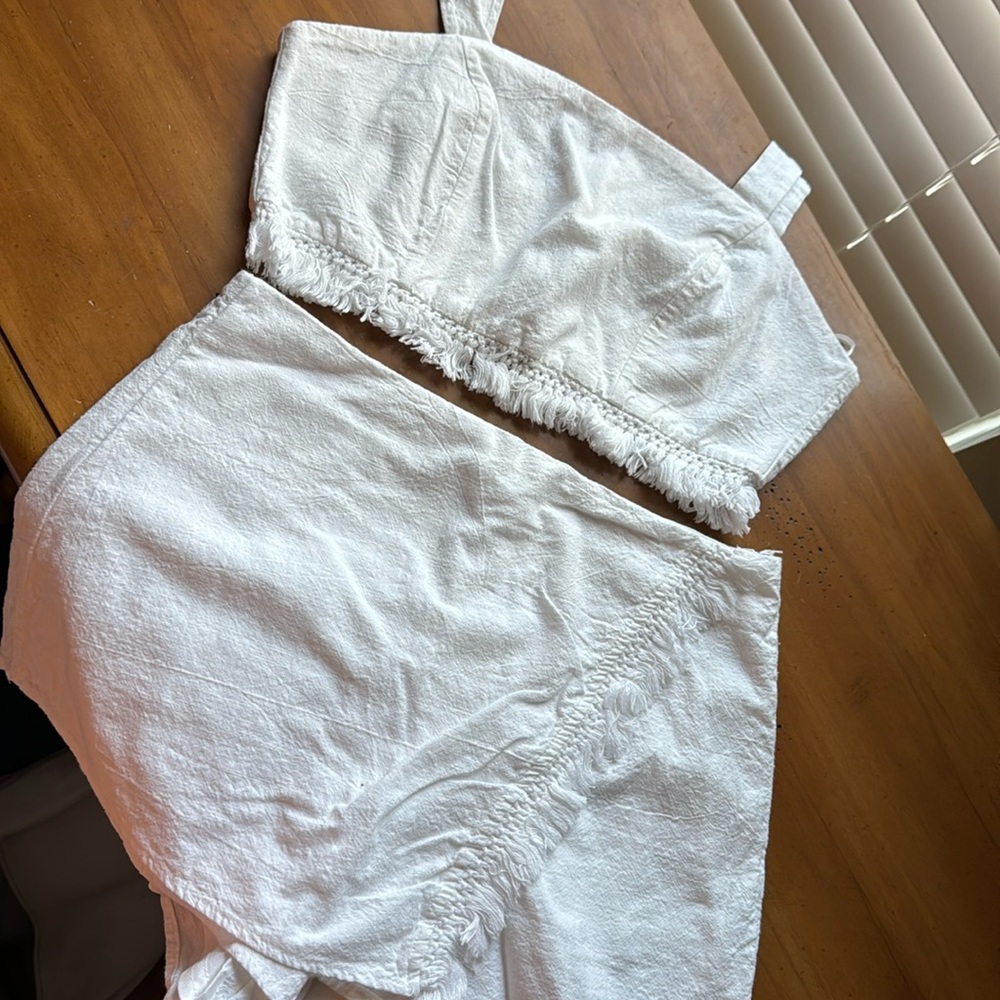 Cute White 2 Piece
